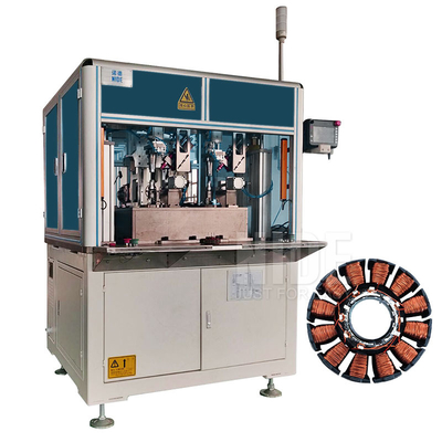 The factory automatic electric motor external rotor winding machine with 2 station needle winder